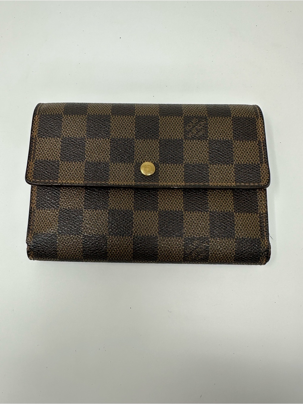 Louis Vuitton Damier leather wallet